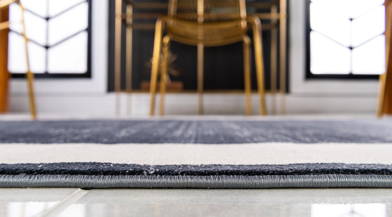 Metro Heights Collection Area Rug - Park Rectangle Navy Blue lifestyle 16