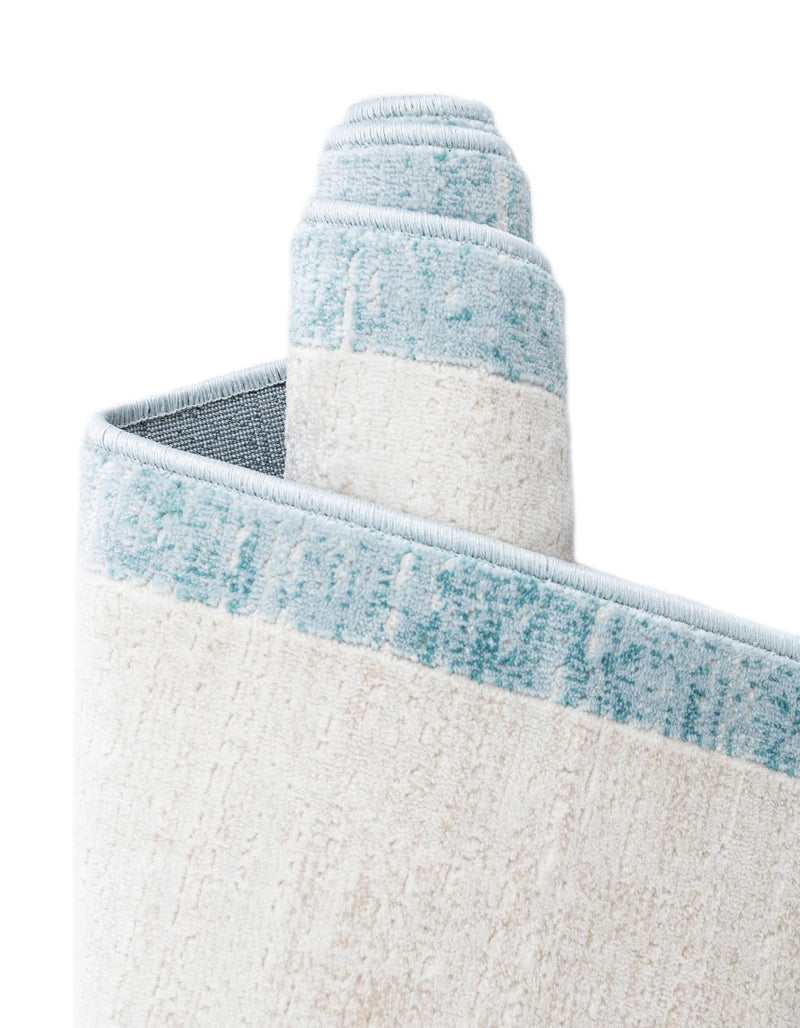 Metro Heights Collection Area Rug - Park Rectangle Turquoise lifestyle 34