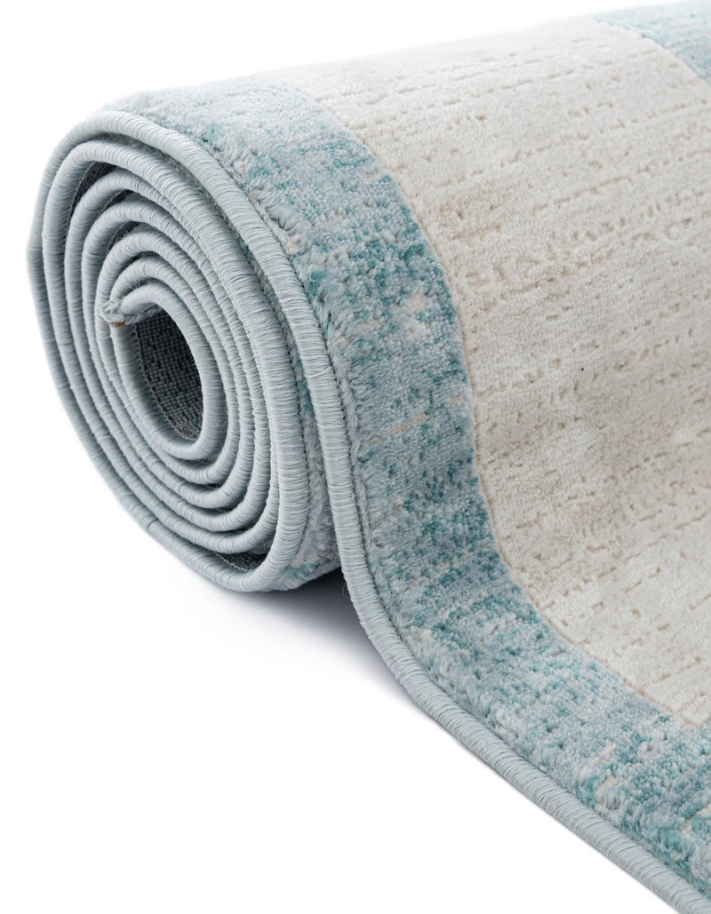 Metro Heights Collection Area Rug - Park Rectangle Turquoise lifestyle 36