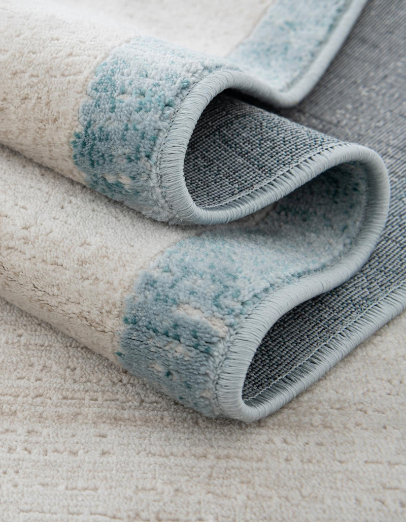 Metro Heights Collection Area Rug - Park Rectangle Turquoise lifestyle 38
