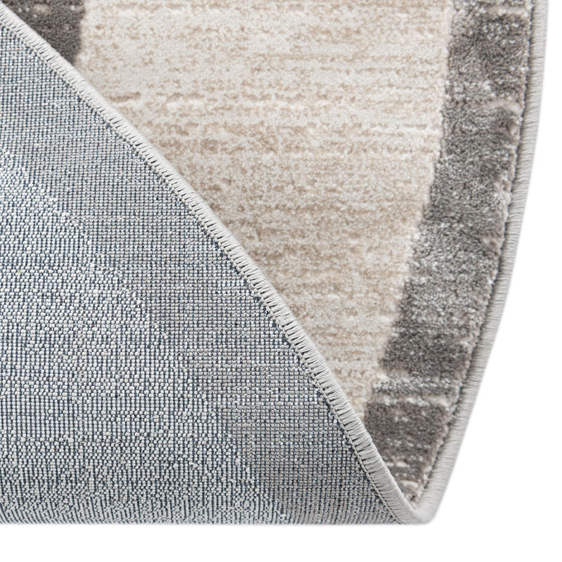 Metro Heights Collection Area Rug - Park Round Gray lifestyle 123