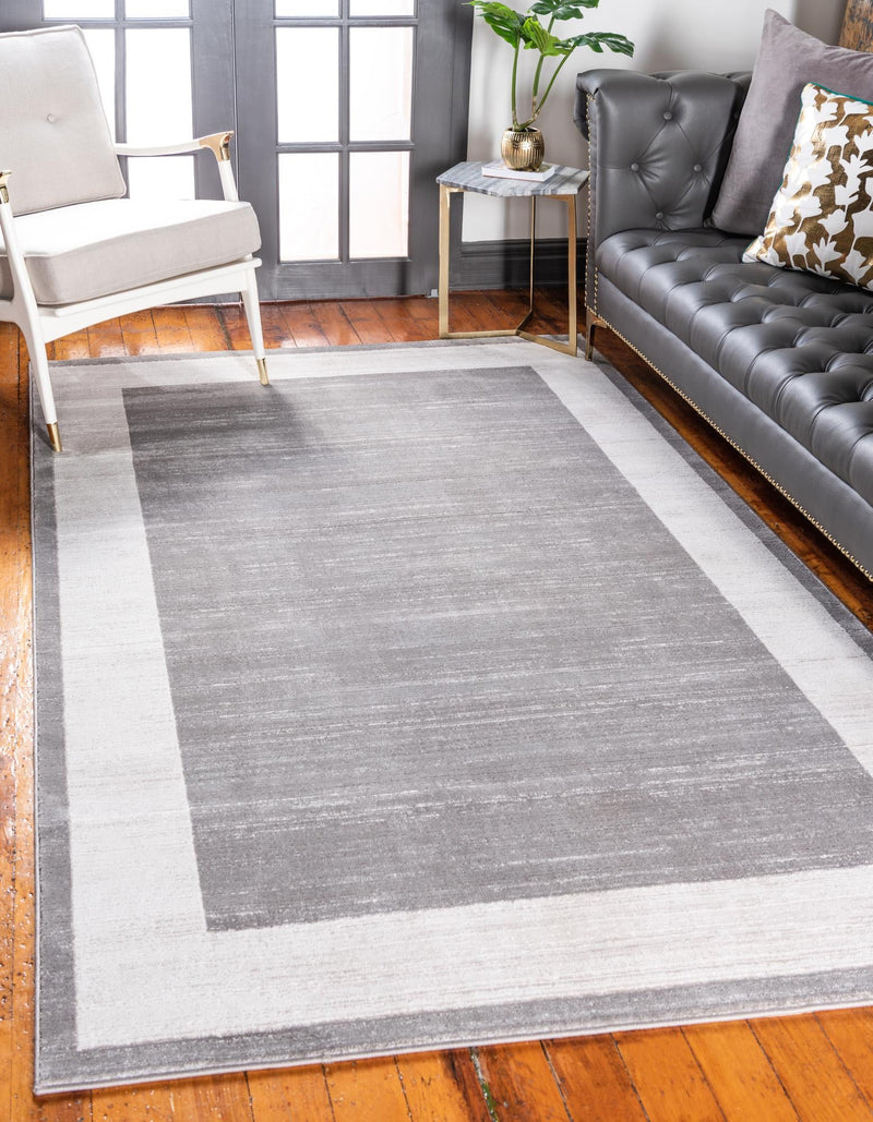 Metro Heights Collection Area Rug - Park Rectangle Gray lifestyle 4