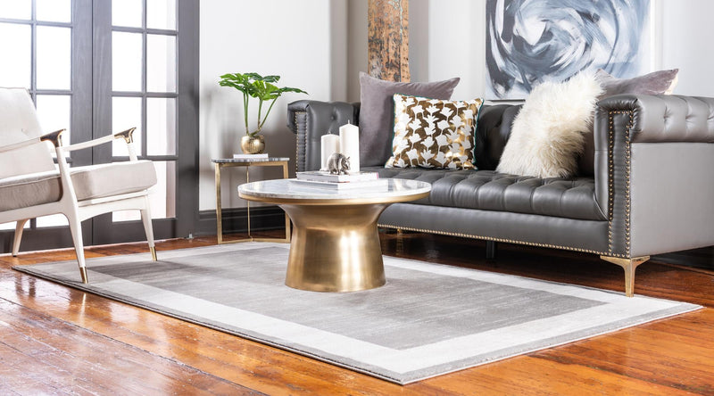 Metro Heights Collection Area Rug - Park Rectangle Gray lifestyle 8
