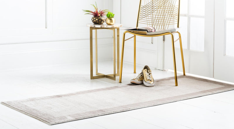 Metro Heights Collection Area Rug - Park Runner Beige lifestyle 96