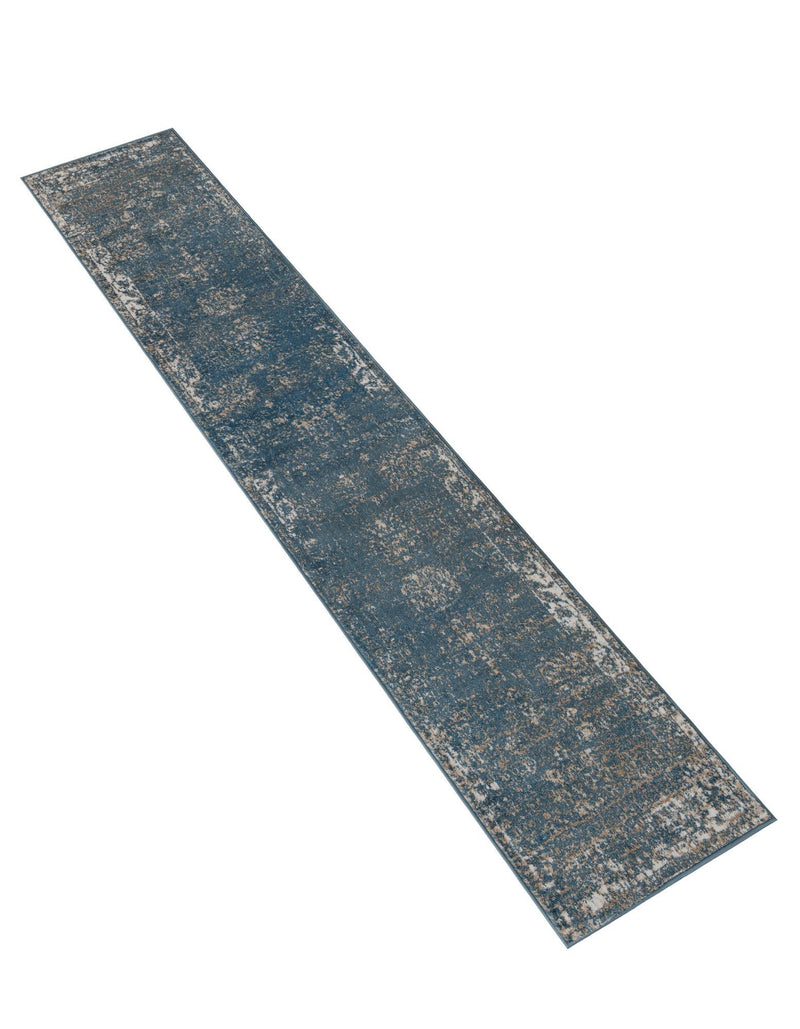 Riviera Elegance Collection Area Rug - Antibes (Blue) Runner Blue lifestyle 41