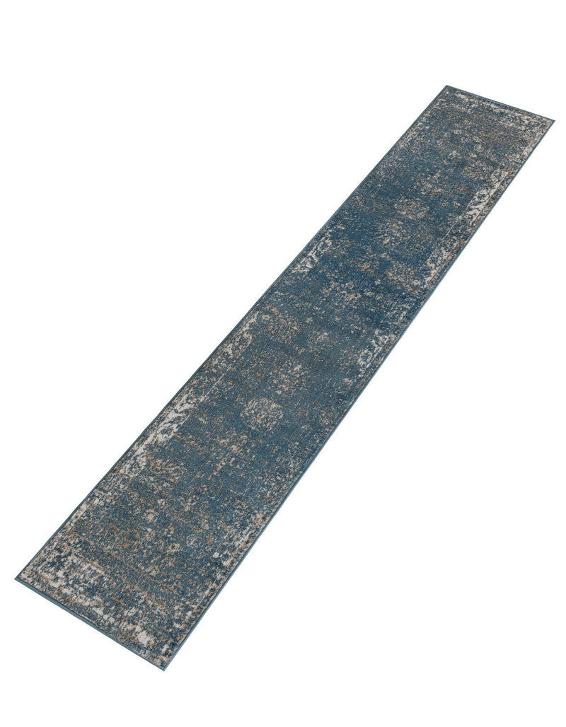 Riviera Elegance Collection Area Rug - Antibes (Blue) Runner Blue lifestyle 42