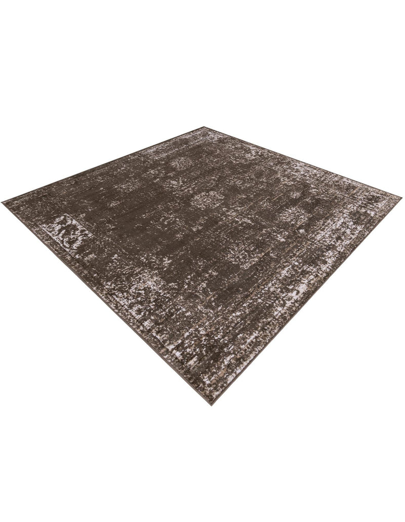 Riviera Elegance Collection Area Rug - Antibes (Brown) Square Brown lifestyle 30