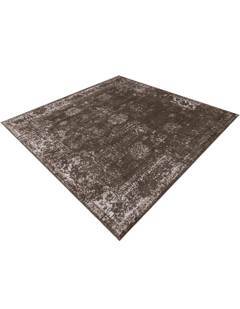 Riviera Elegance Collection Area Rug - Antibes (Brown) Square Brown lifestyle 33