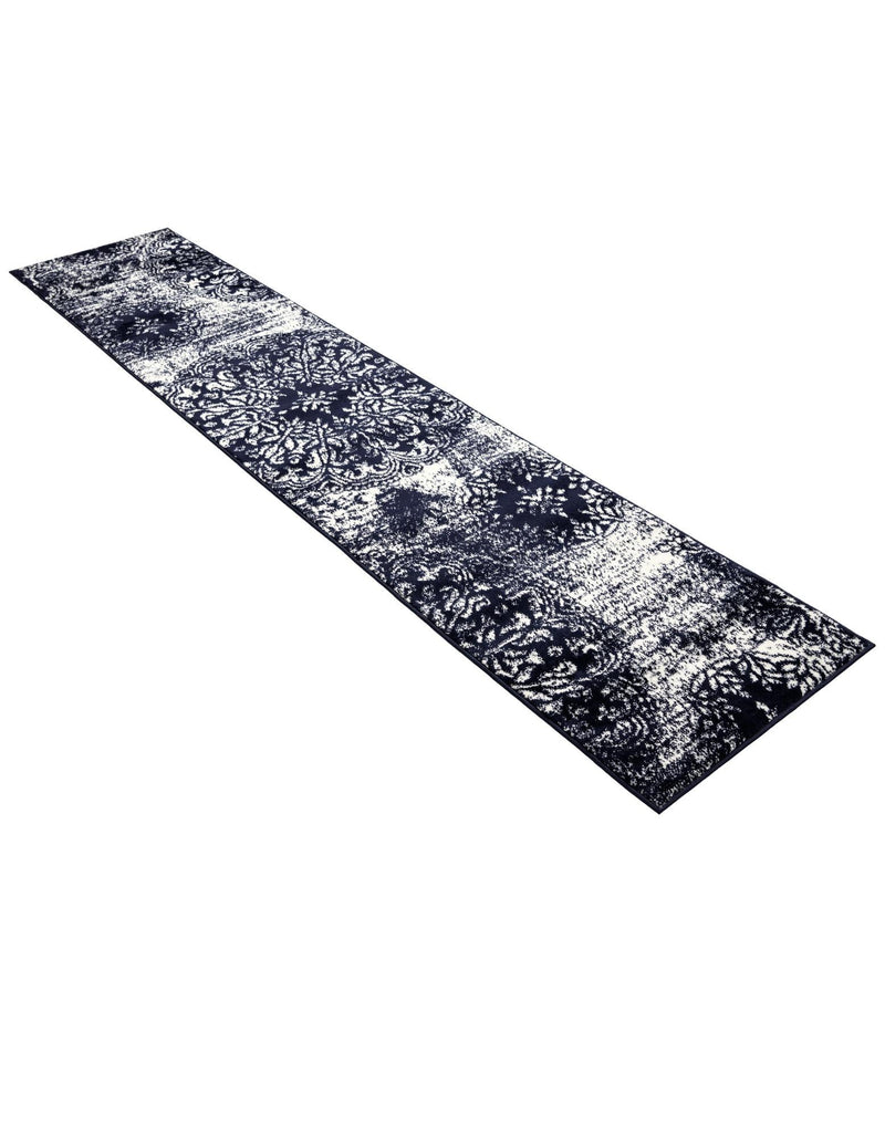 Riviera Elegance Collection Area Rug - Monaco (Navy Blue) Runner Navy Blue lifestyle 42