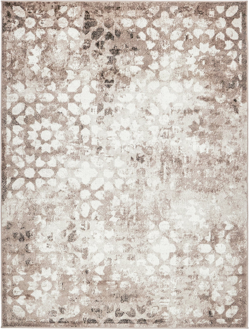 Riviera Elegance Collection Area Rug - Vence Rectangle Brown Main