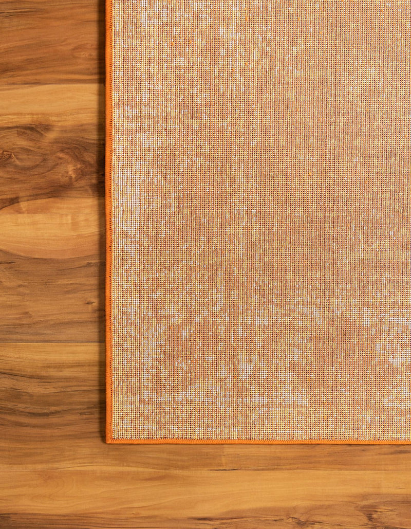 Riviera Elegance Collection Area Rug - Antibes (Orange) Square Orange lifestyle 22