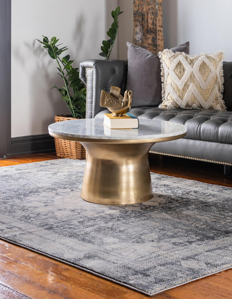 Oxfordshire Elegance Collection Area Rug - Abingdon Rectangle Gray lifestyle 7