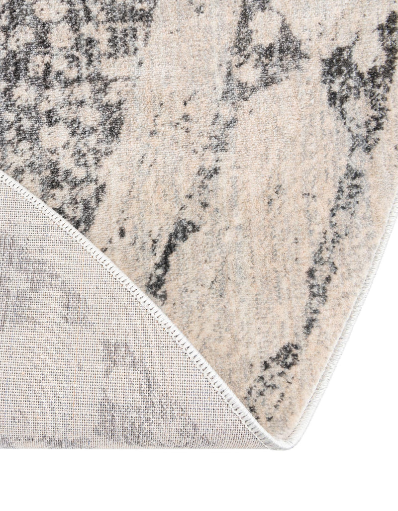 Oxfordshire Elegance Collection Area Rug - Abingdon Round Gray lifestyle 71