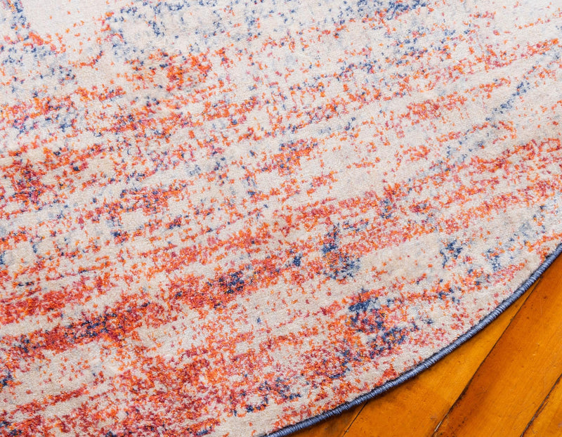 Oxfordshire Elegance Collection Area Rug - Abingdon Round Multi lifestyle 70