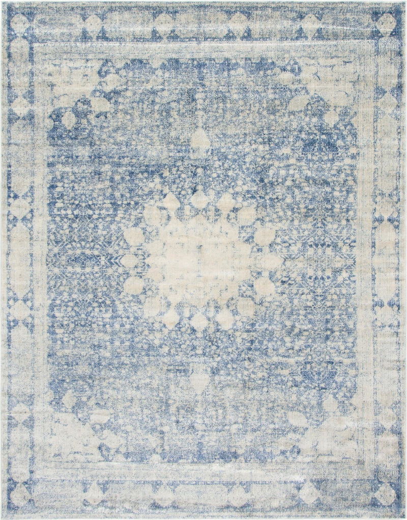 Oxfordshire Elegance Collection Area Rug - Abingdon Rectangle Navy Blue lifestyle 2