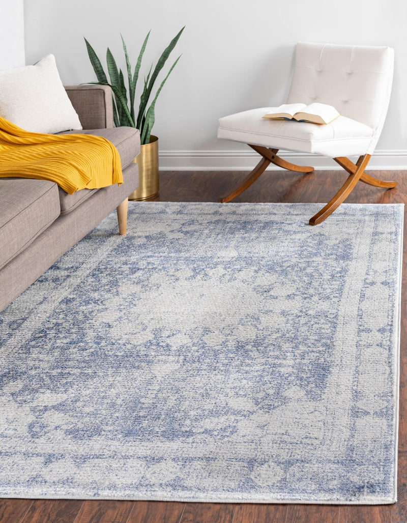 Oxfordshire Elegance Collection Area Rug - Abingdon Rectangle Navy Blue lifestyle 4