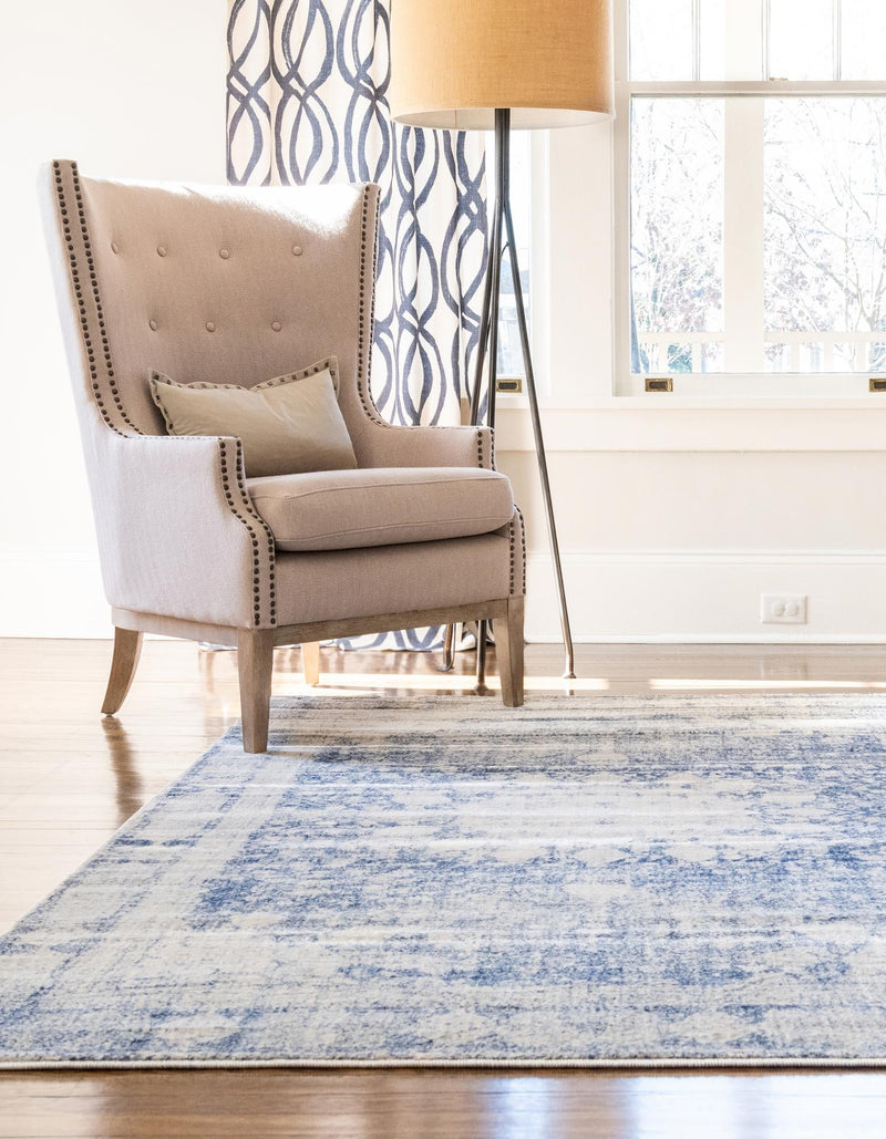 Oxfordshire Elegance Collection Area Rug - Abingdon Rectangle Navy Blue lifestyle 8