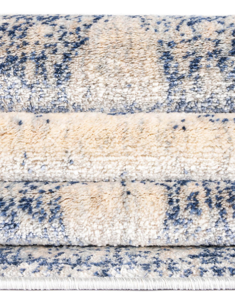 Oxfordshire Elegance Collection Area Rug - Abingdon Rectangle Navy Blue lifestyle 29