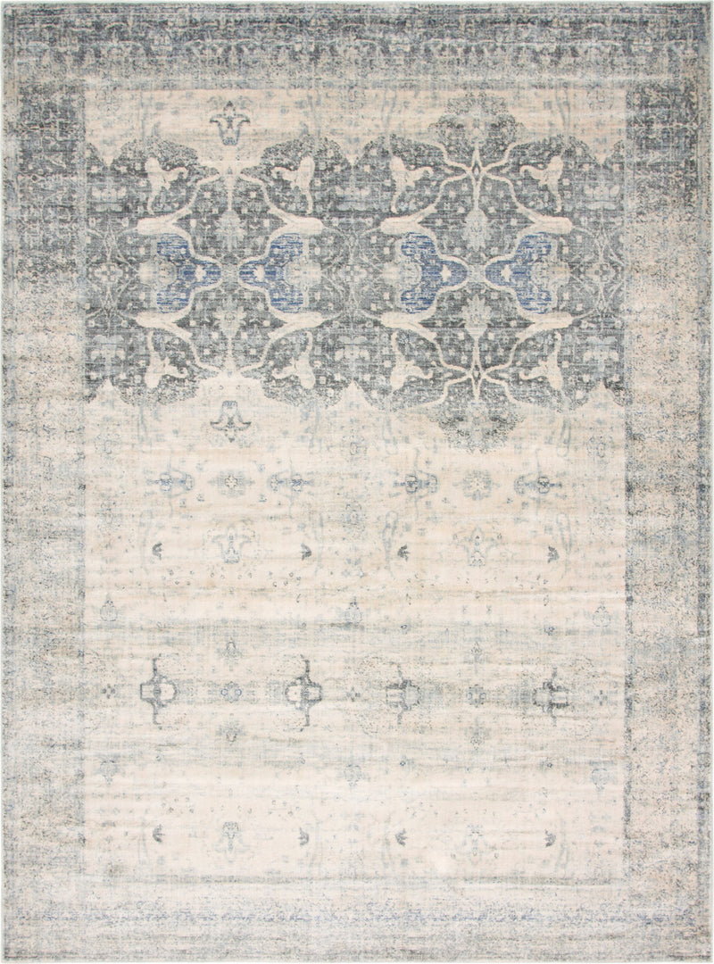 Oxfordshire Elegance Collection Area Rug - Didcot Rectangle Gray lifestyle 3