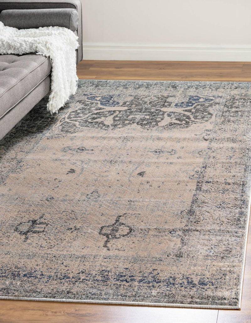 Oxfordshire Elegance Collection Area Rug - Didcot Rectangle Gray lifestyle 4