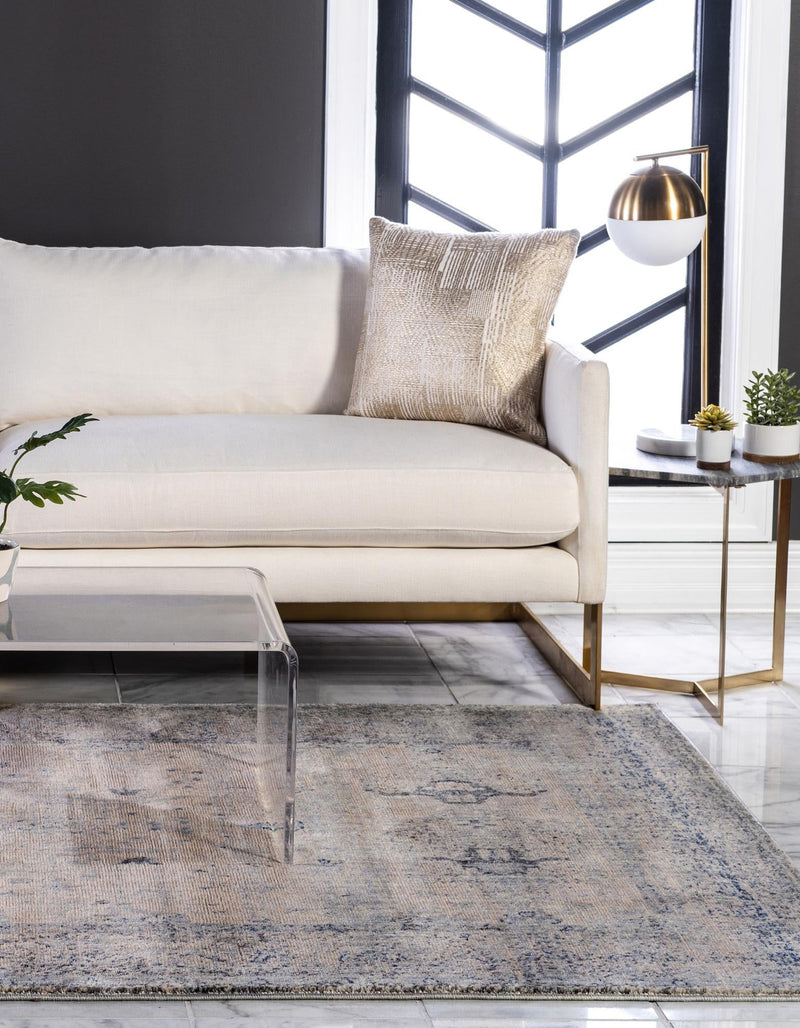 Oxfordshire Elegance Collection Area Rug - Didcot Rectangle Gray lifestyle 8