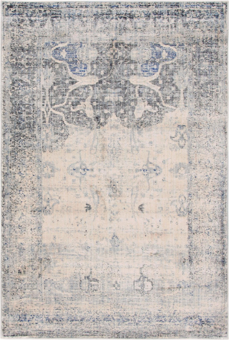Oxfordshire Elegance Collection Area Rug - Didcot Rectangle Gray lifestyle 2
