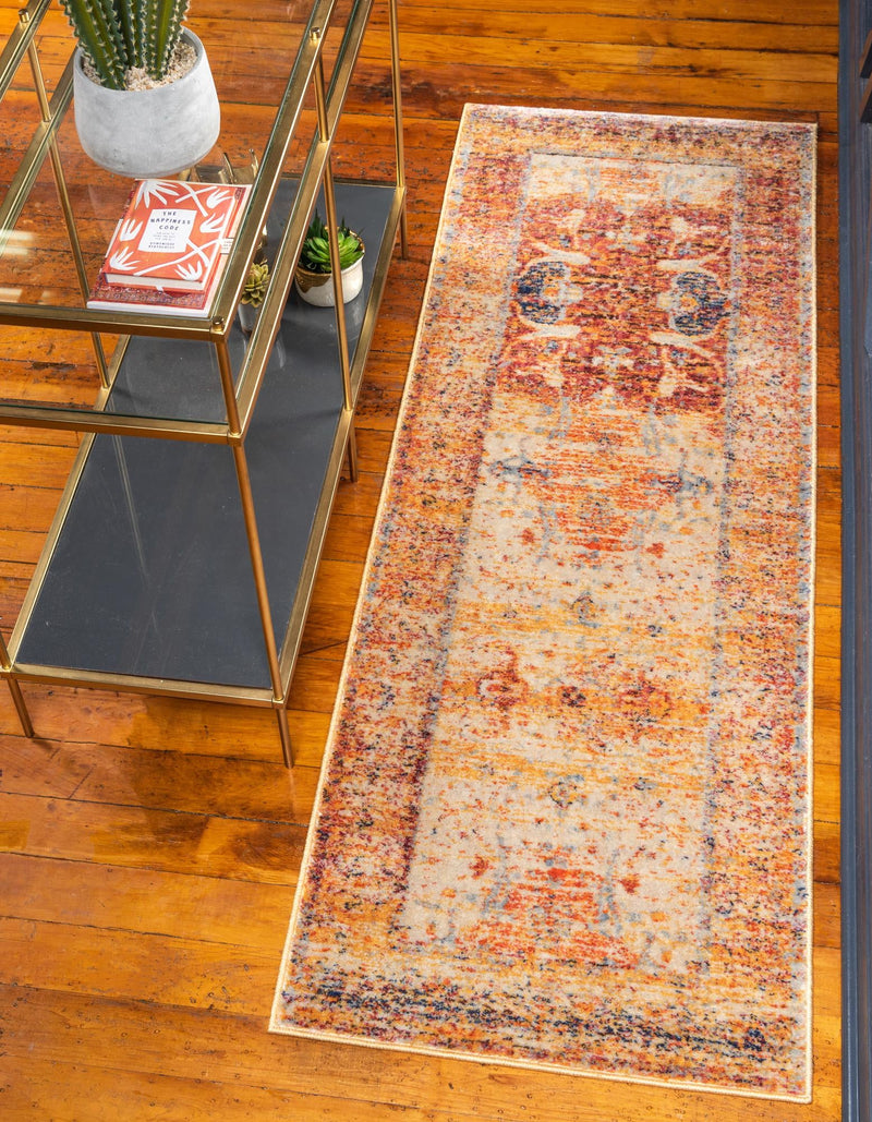 Oxfordshire Elegance Collection Area Rug - Didcot Runner Multi lifestyle 37