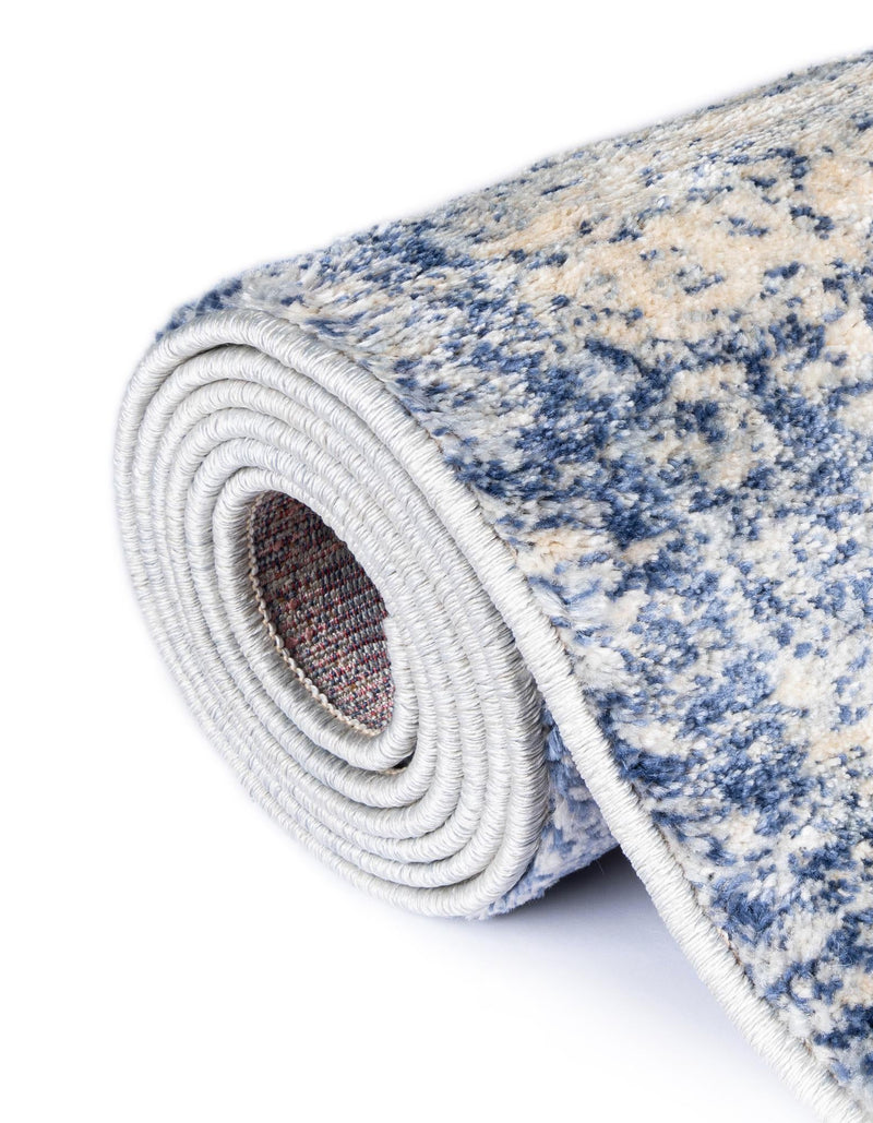 Oxfordshire Elegance Collection Area Rug - Didcot Rectangle Navy Blue lifestyle 26