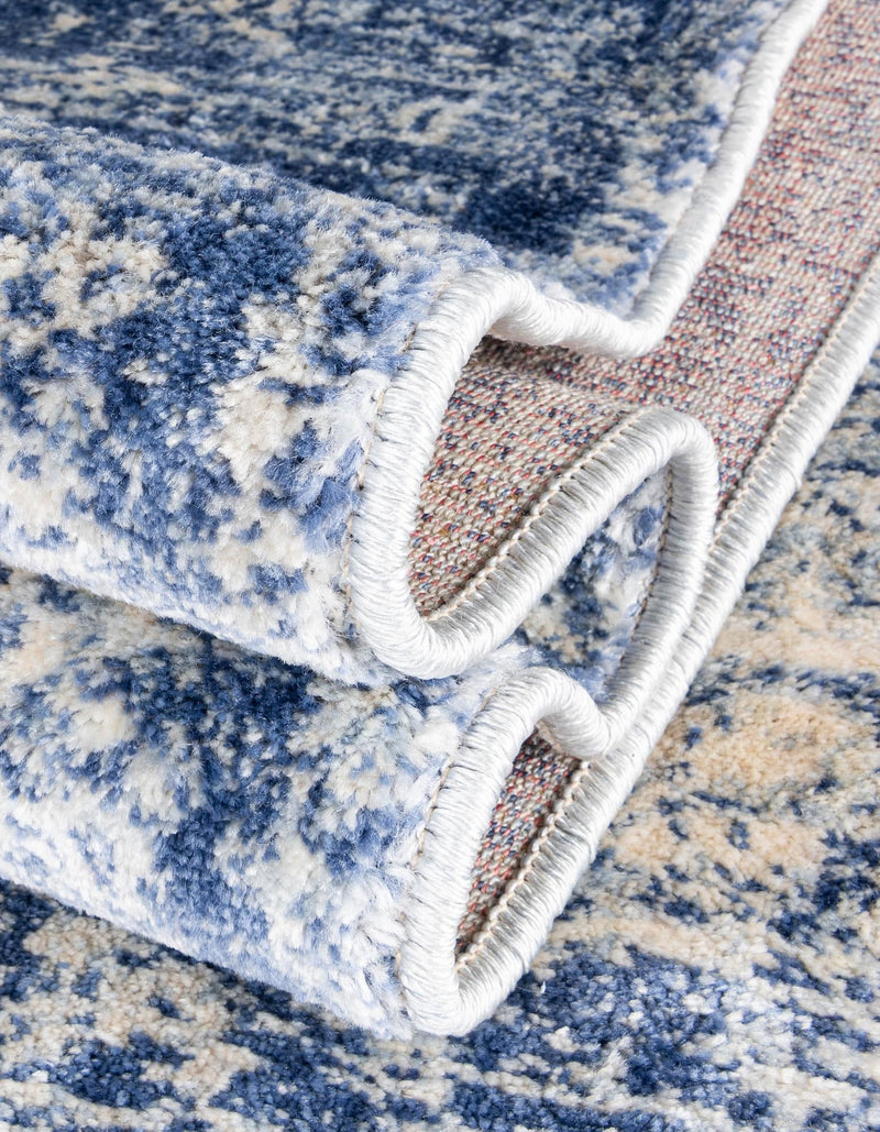 Oxfordshire Elegance Collection Area Rug - Didcot Rectangle Navy Blue lifestyle 27