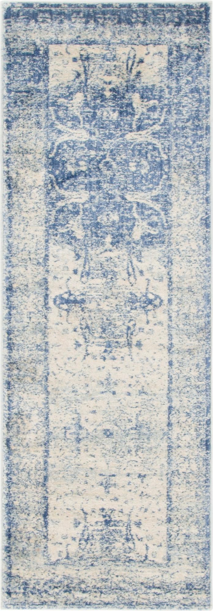 Oxfordshire Elegance Collection Area Rug - Didcot Runner Navy Blue lifestyle 30
