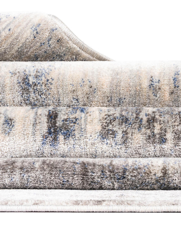 Lunar Luxe Collection Area Rug - Selene Rectangle Gray lifestyle 45