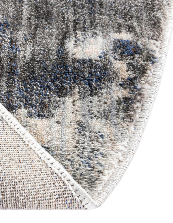 Lunar Luxe Collection Area Rug - Selene Round Gray lifestyle 98