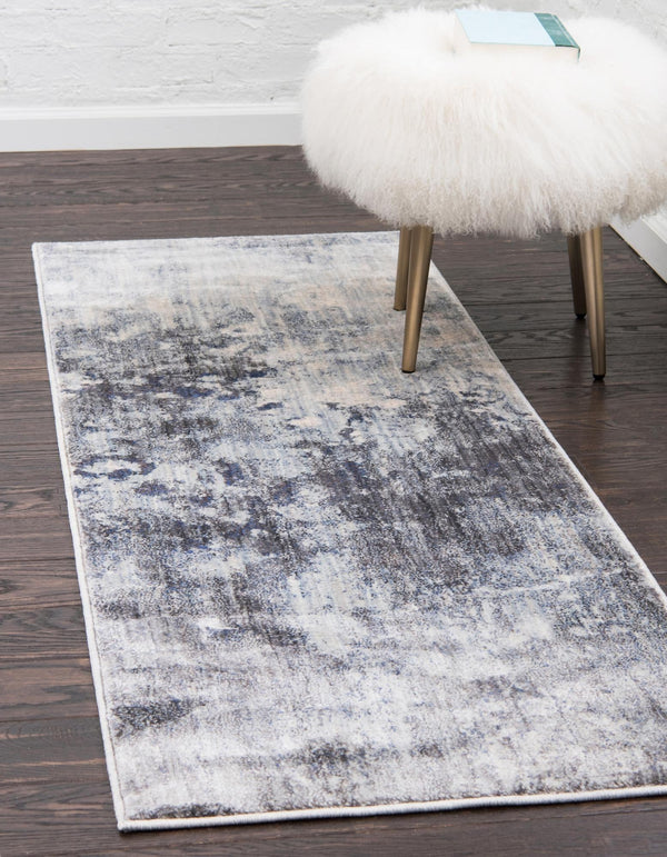 Lunar Luxe Collection Area Rug - Selene Runner Gray lifestyle 59