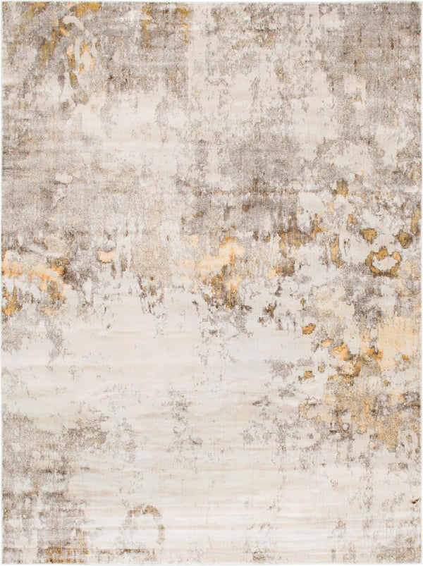 Lunar Luxe Collection Area Rug - Selene Rectangle Ivory Beige Main