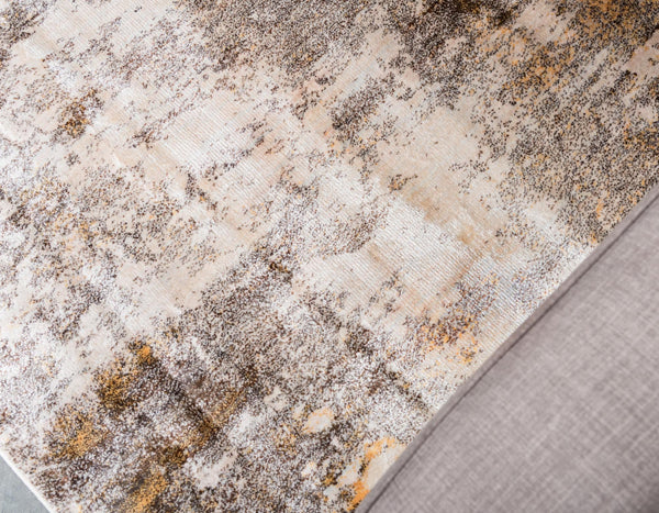 Lunar Luxe Collection Area Rug - Selene Rectangle Ivory Beige lifestyle 11