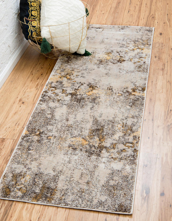 Lunar Luxe Collection Area Rug - Selene Runner Ivory Beige lifestyle 27