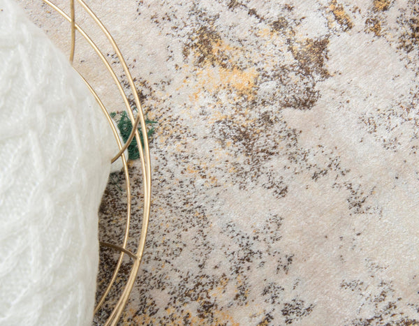 Lunar Luxe Collection Area Rug - Selene Runner Ivory Beige lifestyle 39