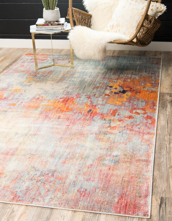 Lunar Luxe Collection Area Rug - Selene Rectangle Multi lifestyle 5