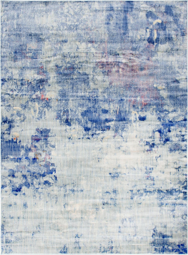 Lunar Luxe Collection Area Rug - Selene Rectangle Blue lifestyle 3