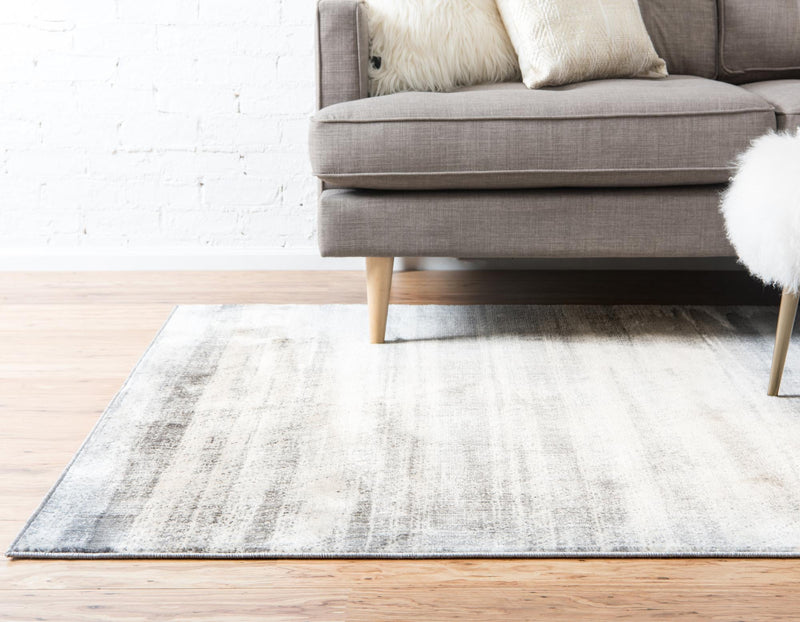 Lunar Luxe Collection Area Rug - Titan Rectangle Gray lifestyle 12