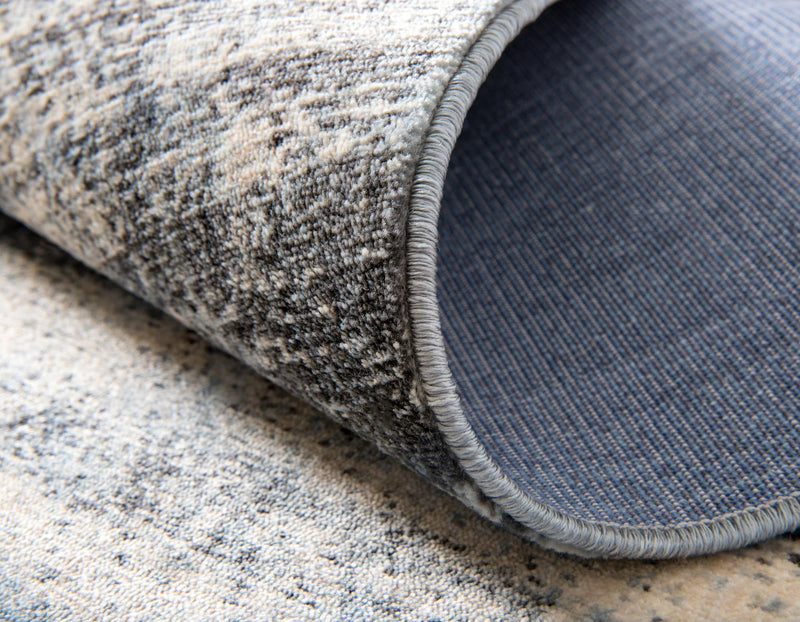 Lunar Luxe Collection Area Rug - Titan Rectangle Gray lifestyle 21