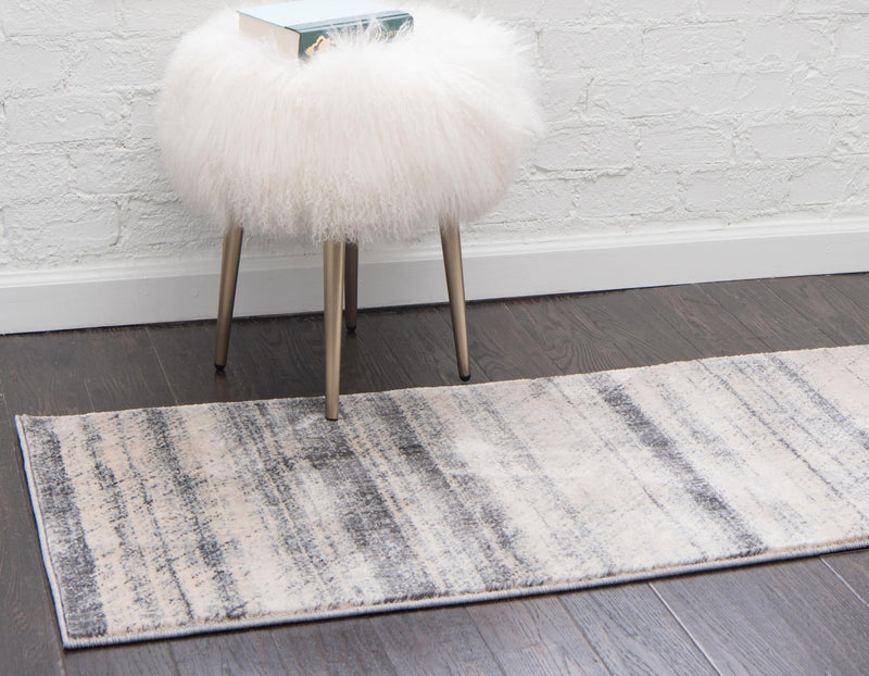 Lunar Luxe Collection Area Rug - Titan Runner Gray lifestyle 43