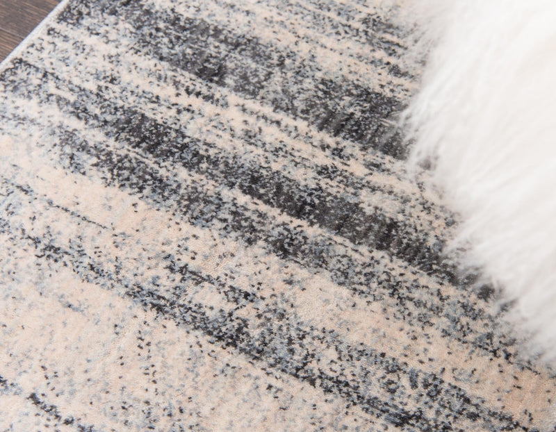 Lunar Luxe Collection Area Rug - Titan Runner Gray lifestyle 57