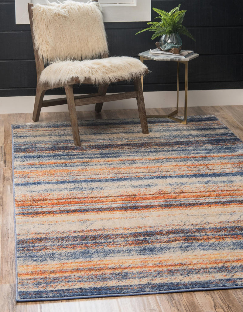 Lunar Luxe Collection Area Rug - Titan Rectangle Multi lifestyle 3