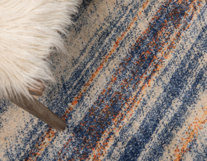 Lunar Luxe Collection Area Rug - Titan Rectangle Multi lifestyle 11