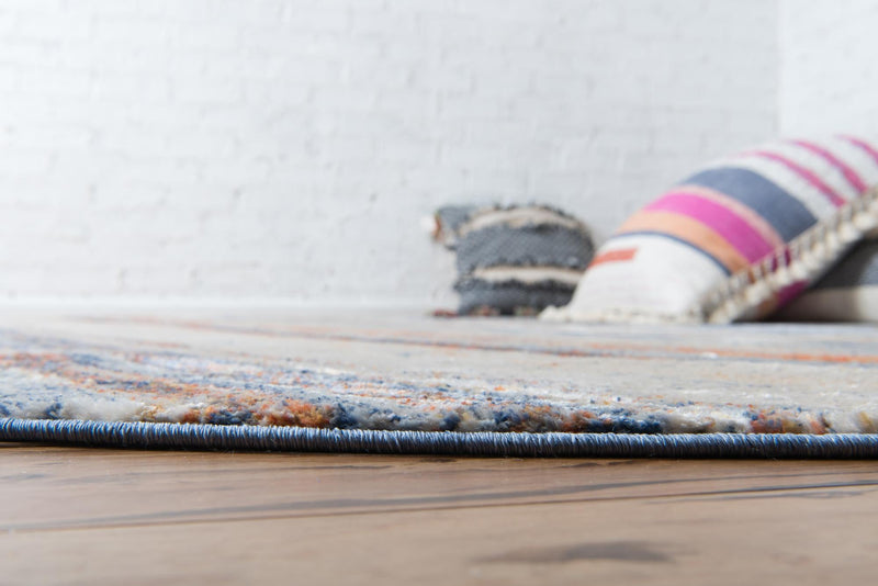 Lunar Luxe Collection Area Rug - Titan Round Multi lifestyle 54