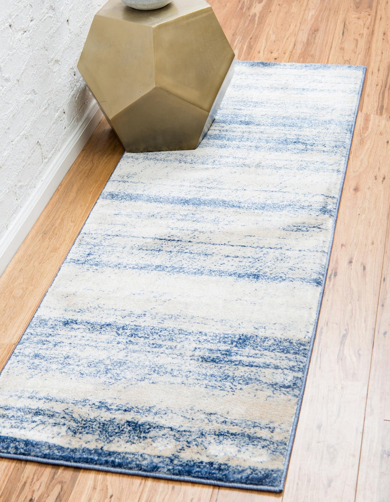 Lunar Luxe Collection Area Rug - Titan Runner Blue lifestyle 25