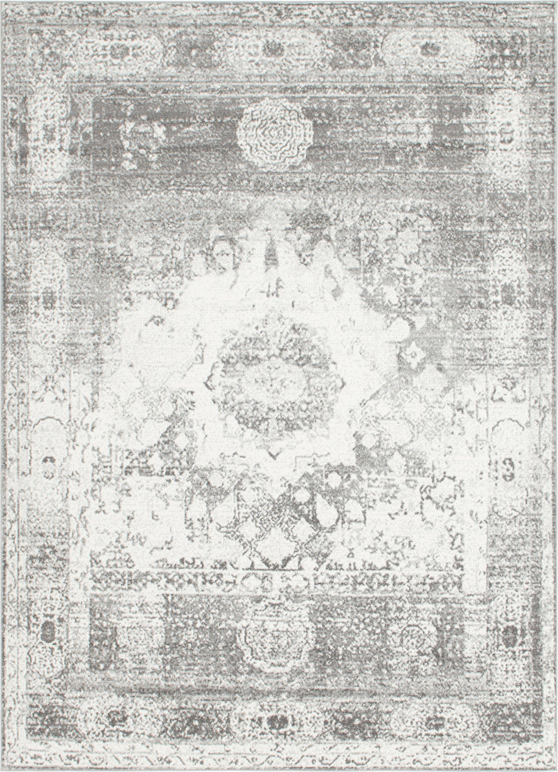 Amalfi Coast Woven Collection Area Rug - Ravello Rectangle Gray Main