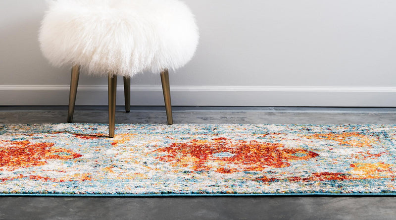 Amalfi Coast Woven Collection Area Rug - Atrani Runner Orange lifestyle 19