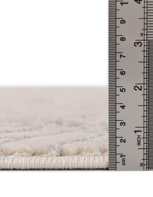 Hollywood Luxe Collection Area Rug - Rodeo Rectangle White Silver lifestyle 13